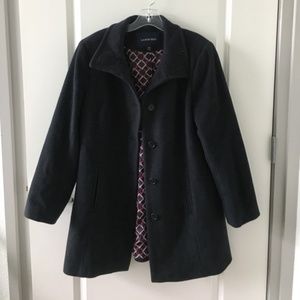 Navy Land's End Pea Coat